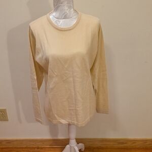 Classic Cream Long Sleeve Cardigan